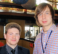 Oleg Klapovski (at the right) and Vladimir Mamut