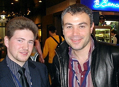 Serge Orlovski (at the right) and Vladimir Mamut